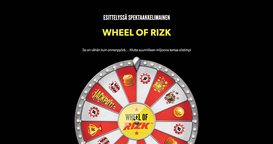 Wheel of Rizk -onnenpyörä